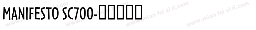 MANIFESTO SC700字体转换